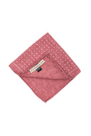RED SHAPPE POCKET SQUARE