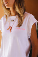WHITE MADEMOISELLE SOLEIL T-SHIRT