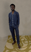 PATI NAVY/YELLOW MONSIEUR NIGHT SUIT