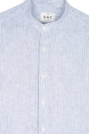 SAM MAO NAVY STRIPES SHIRT L.E.