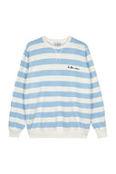 OFFWHITE/ROYAL BLUE LBO SWEATSHIRT