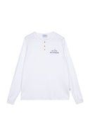 WHITE SAM'S LONG SLEEVES T-SHIRT