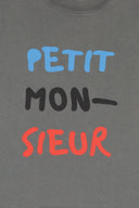 MIDDLE GREY PETIT MONSIEUR KIDS T-SHIRT