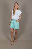 WHITE PBC SOLEIL T-SHIRT