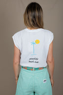 WHITE PBC SOLEIL T-SHIRT