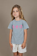 LIGHT GREY SEA KIDS T-SHIRT