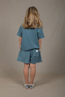 DEEP BLUE BORN IN THE SOUTH KIDS TOWEL SHIRT