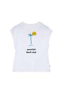 WHITE PBC SOLEIL T-SHIRT