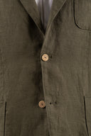 GREEN LINEN BLAZER