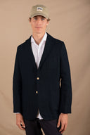NAVY LINEN BLAZER