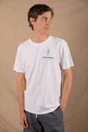 WHITE/MINT GREEN THE GENT T-SHIRT