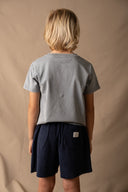 LIGHT GREY/YELLOW SEA KIDS T-SHIRT
