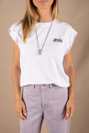 WHITE BORN IN THE SOUTH SOLEIL T-SHIRT