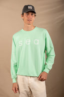 MINT GREEN SEA SWEATSHIRT