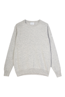 LIGHT GREY LAMBSWOOL SWEATER
