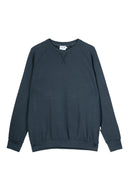 NAVY WAFFLE SWEATSHIRT