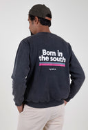 ASPHALT PINK BORN IN THE SOUTH SWEATSHIRT
