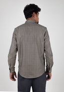 GREEN/ORANGE VILLELA SPORT SHIRT