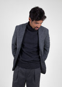 GREY CHECKED BLAZER
