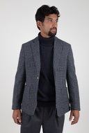 GREY CHECKED BLAZER