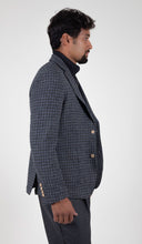 GREY CHECKED BLAZER