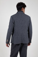 GREY CHECKED BLAZER