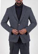 GREY CHECKED BLAZER