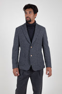 GREY CHECKED BLAZER