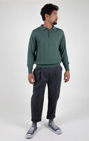 KAKI POLO SWEATER