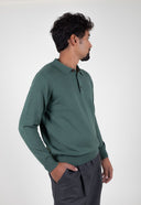 KAKI POLO SWEATER