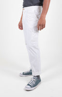 OFFWHITE CORDUROY CARGO TROUSERS