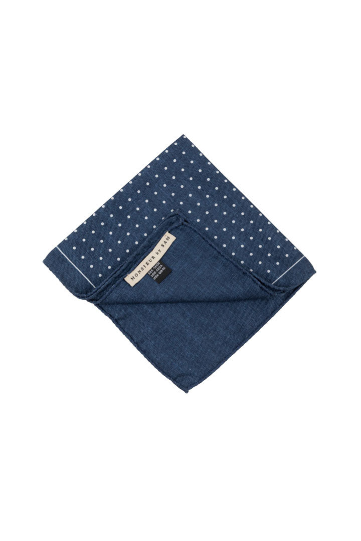 NAVY POCKET SQUARE