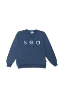 WASHED NAVY SEA SWEATSHIRT