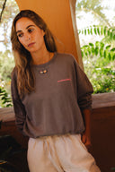 MIDDLE GREY MADEMOISELLE FEM SWEATSHIRT