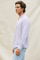 LILAC MAO LINEN SHIRT