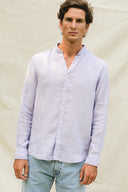 LILAC MAO LINEN SHIRT