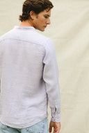 LILAC MAO LINEN SHIRT