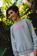 LIGHT GREY SEA SAMMY KIDS SWEATSHIRT