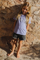 PERSIAN VIOLET SEA KIDS T-SHIRT