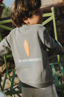 MIDDLE GRAY THE GENT KIDS SWEATSHIRT