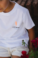 WHITE THE GENT KIDS T-SHIRT