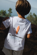 WHITE THE GENT KIDS T-SHIRT