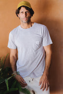 LIGHT GREY SNC BASIC FLAMÉ T-SHIRT