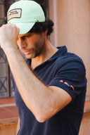NAVY TOWEL POLO
