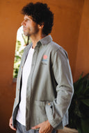 LIGHT GREEN LA COTE WORKER JACKET
