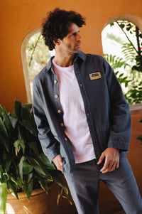 DEEP BLUE BORN IN THE SOUTH WORKER JACKET