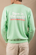 MINT GREEN BORN IN THE SOUTH SUMMER SWEATSHIRT