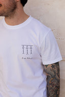 WHITE RED SIREN VICTIMS T-SHIRT