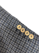 GREY CHECKED COAT