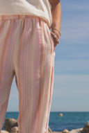 PINK STRIPES FEM JOGGER LONG